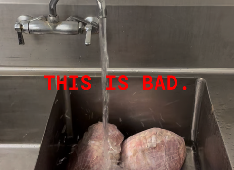 How Much Water Kitchens Waste When Thawing Food (With Real Numbers)