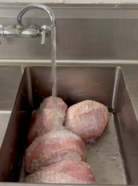 Comparing the running faucet method to CNSRV method of defrosting in commercial kitchens