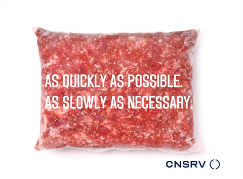 Why Cold-Water Thawing Produces the Highest-Quality Food